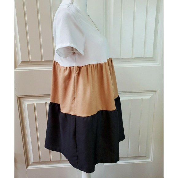 Shein Womens Casual Swing Dress Multicolored Sz S - Picture 5 of 8